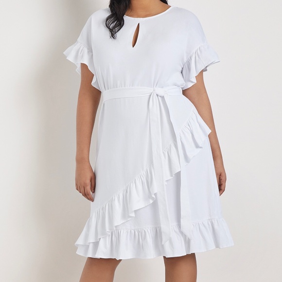 eloquii white dress